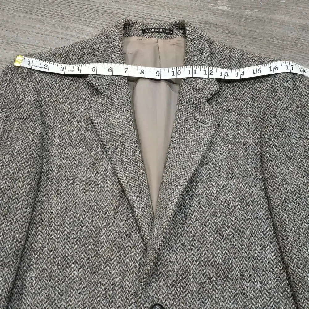 Harris Tweed for Dunn & Co 100% Wool Sport Coat Blazer Jacket Coat